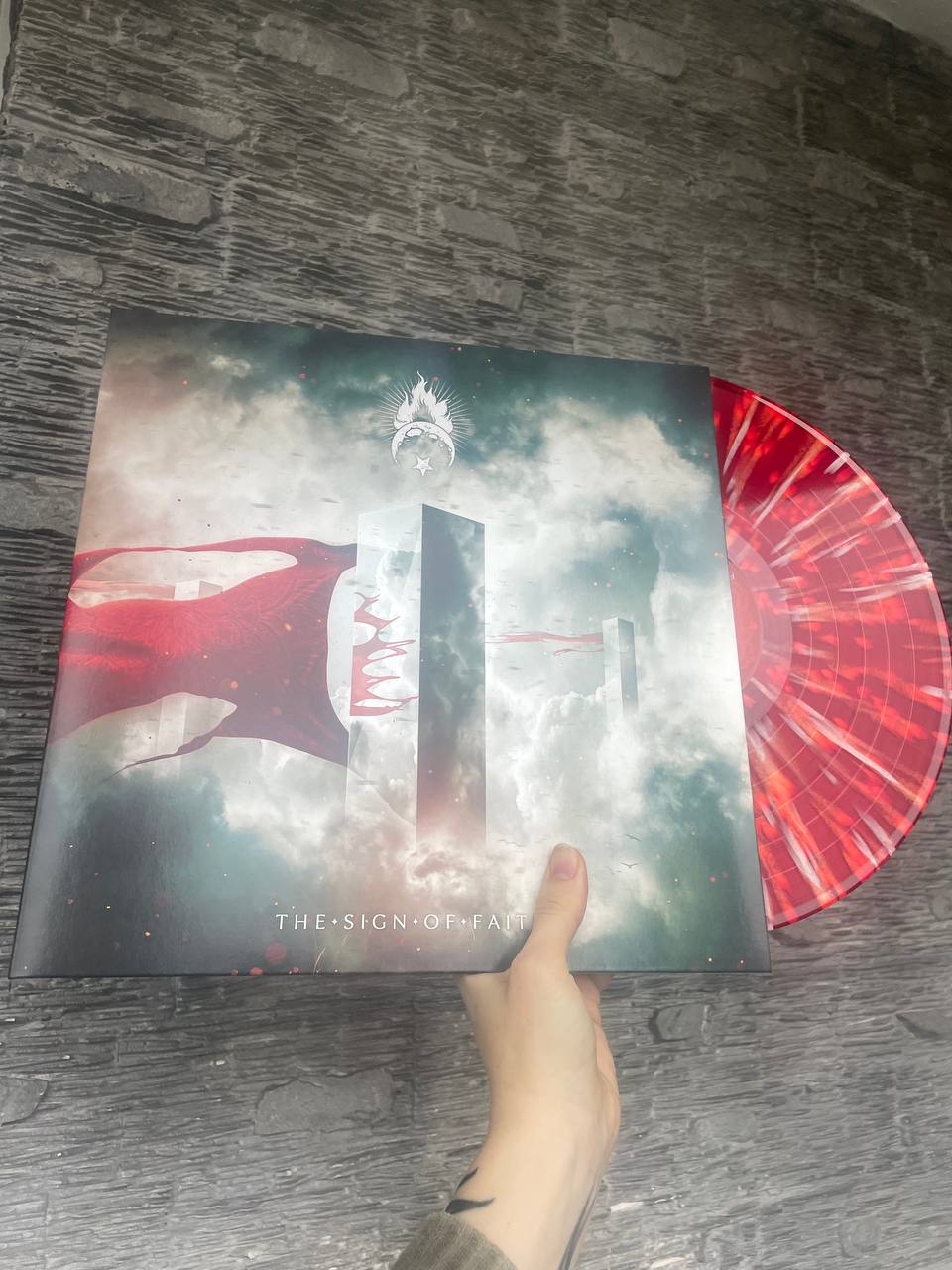The Sign of Faith — Red Amber Splatter Vinyl